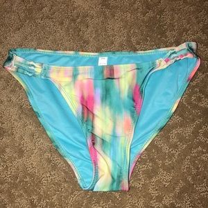 multi color bathingsuit bottoms